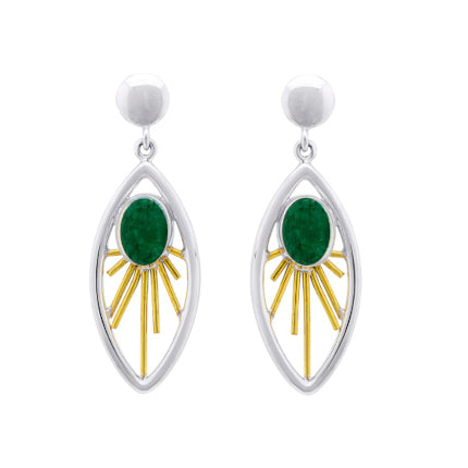 Goddess Earrings in various gemstones