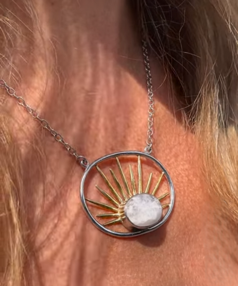 Goddess Necklace Large in Various Gemstones