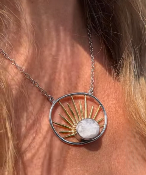 Goddess Necklace Large in Various Gemstones