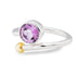 Honeysuckle Ring in Silver Gold & gemstones