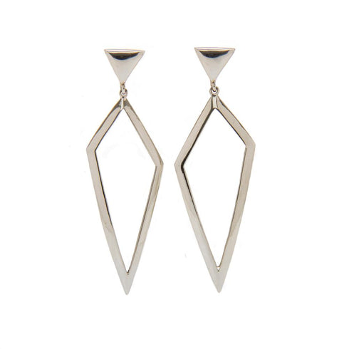 Silver Icicle Earrings