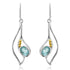 Iris Earrings in various gemstones