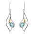 Iris Earrings in various gemstones