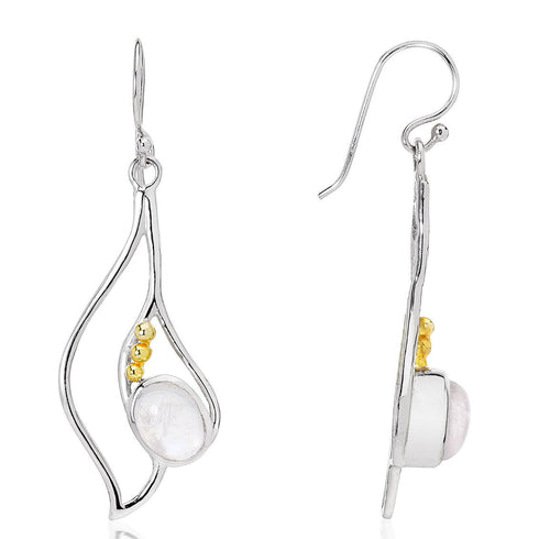 Iris Earrings in various gemstones