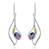 Iris Earrings in various gemstones