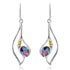 Iris Earrings in various gemstones