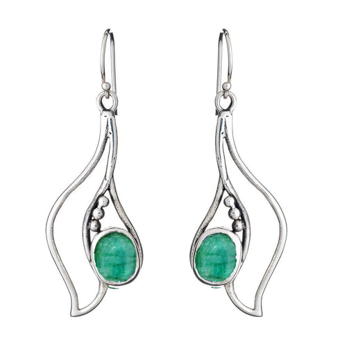 Iris Earrings in various gemstones