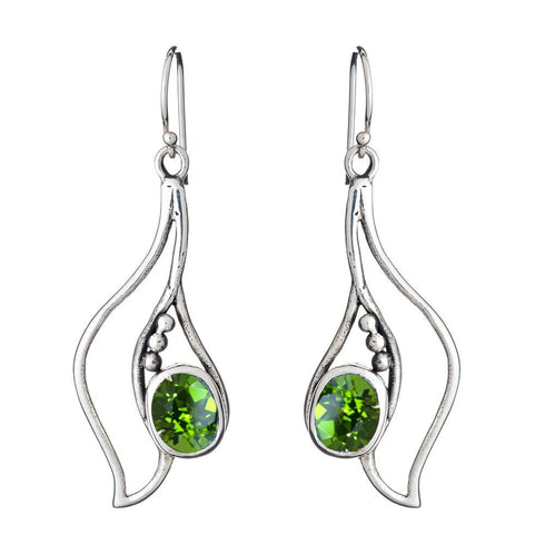 Iris Earrings in various gemstones