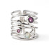 Lattice Ring in various gemstones