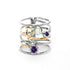 Lattice Ring in various gemstones
