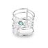 Lattice Ring in various gemstones
