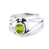 Leaf Ring in Silver Gold & various gemstones