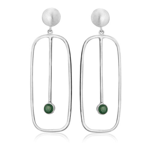 Lorelei Earrings Large in various gemstones