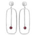 Lorelei Earrings Large in various gemstones