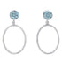 Lunar Earrings in various gemstones