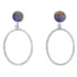 Lunar Earrings in various gemstones