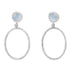 Lunar Earrings in various gemstones