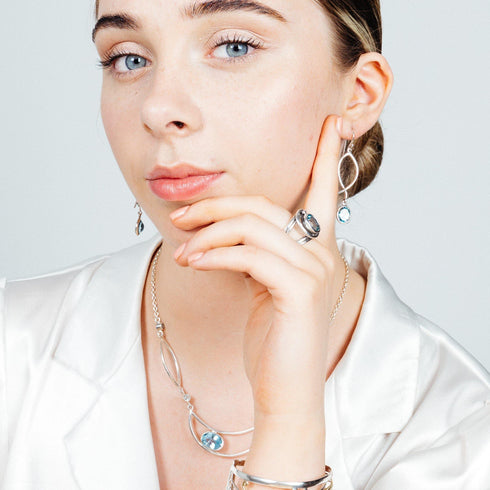 Lupin Earrings in various gemstones