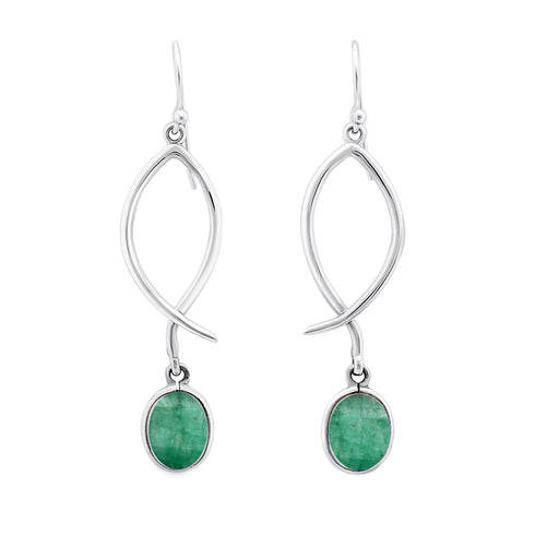 Lupin Earrings in various gemstones
