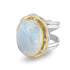 Magnolia Ring in silver gold & various gemstones