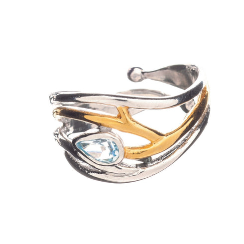 Peacock Ring in various gemstones