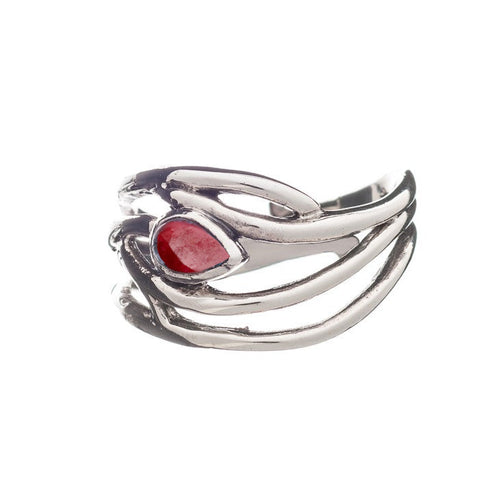 Peacock Ring in various gemstones