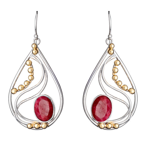 Phoenix Earrings in various gemstones