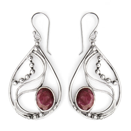 Phoenix Earrings in various gemstones