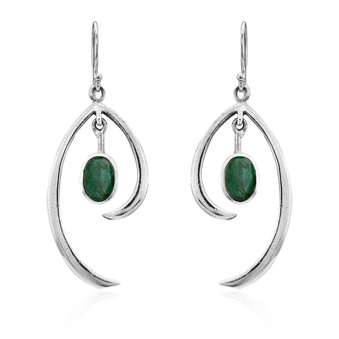 Primrose Earrings in various gemstones