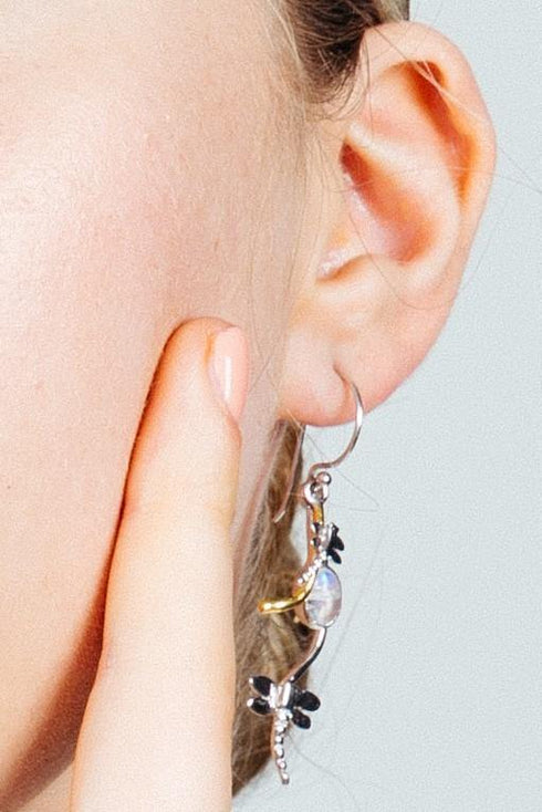 Ripple Earrings in various gemstones