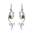Ripple Earrings in various gemstones