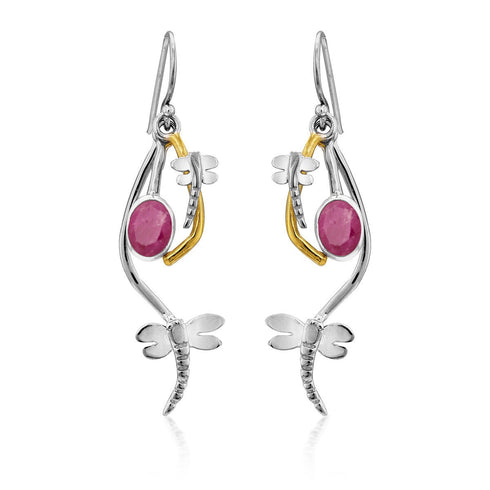 Ripple Earrings in various gemstones