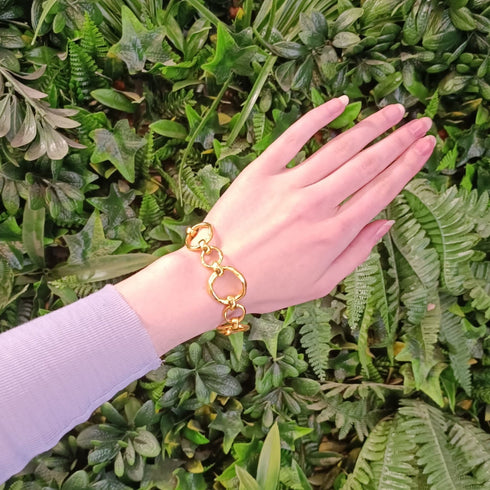 Sea Honey Bracelet Gold Plated Bronze