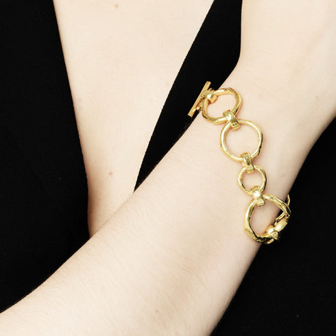 Sea Honey Bracelet Gold Plated Bronze