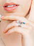 Snake Ring in Silver Gold & various gemstones