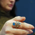 Snake Ring in Silver Gold & various gemstones