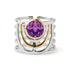Solar Ring in various gemstones