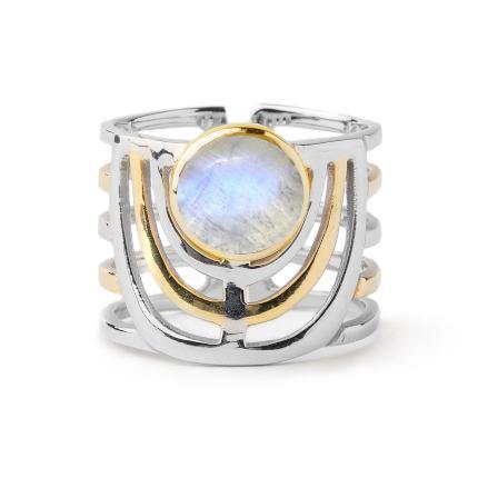 Solar Ring in various gemstones