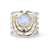 Solar Ring in various gemstones