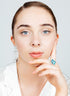Stellar Ring in Hydro Blue Topaz
