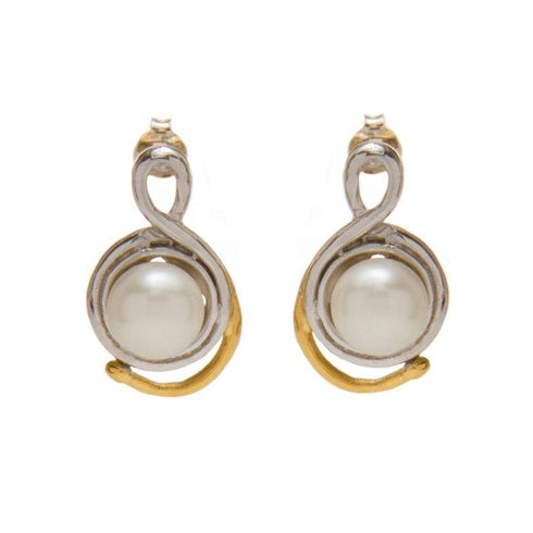 Wave Earrings (Silver / Silver & Gold)