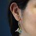 Love Bird Earrings in various gemstones