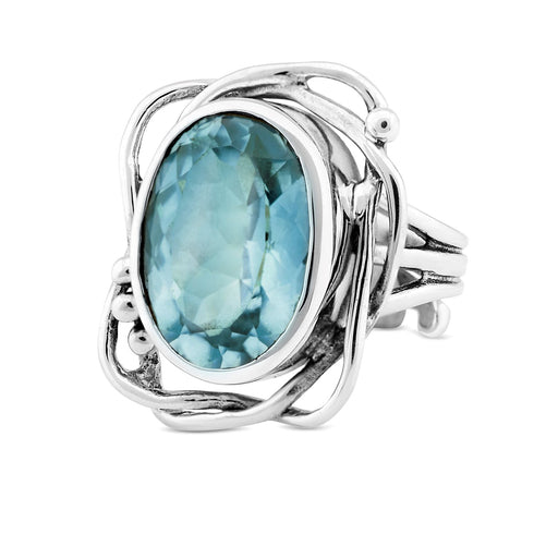 Whirlpool Ring in various gemstones