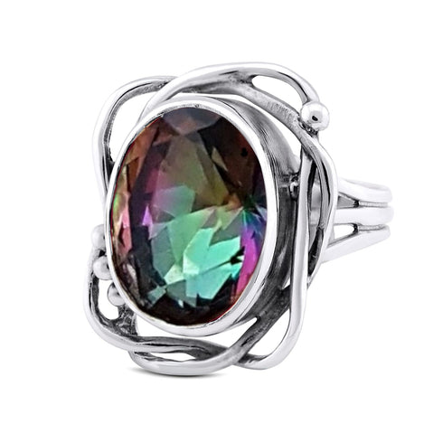 Whirlpool Ring in various gemstones
