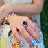 Whirlpool Ring in various gemstones