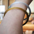 Flat Satin Bangle (Silver or Gold)