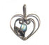 Heart Leaf Pendant in various gemstones