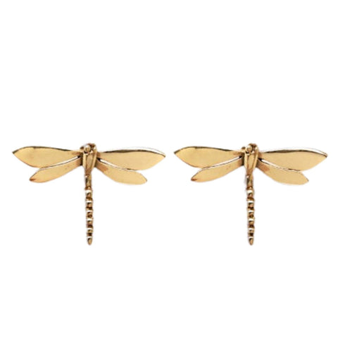 Wildlife Large Dragonfly Studs (Silver or Gold)