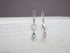 Star Earrings in Silver with Blue Topaz